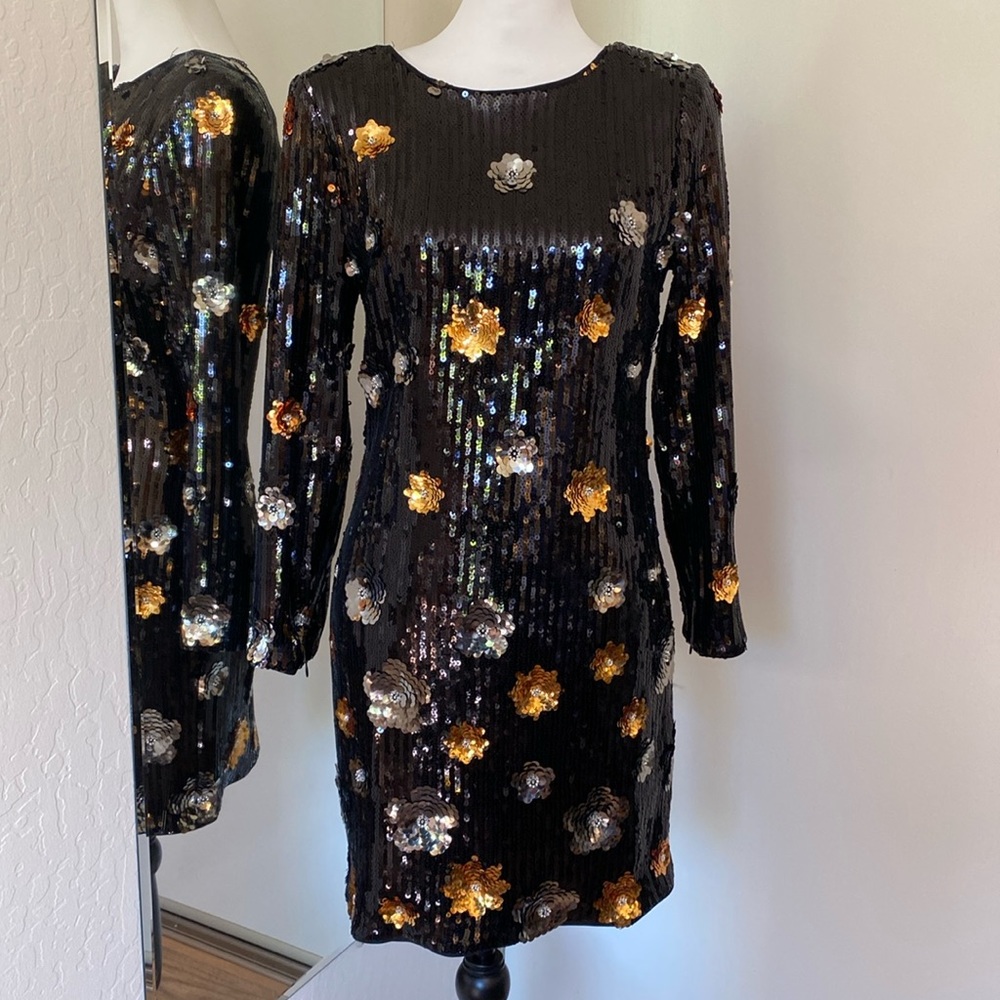 NWT Milly Backless Sequin Dress